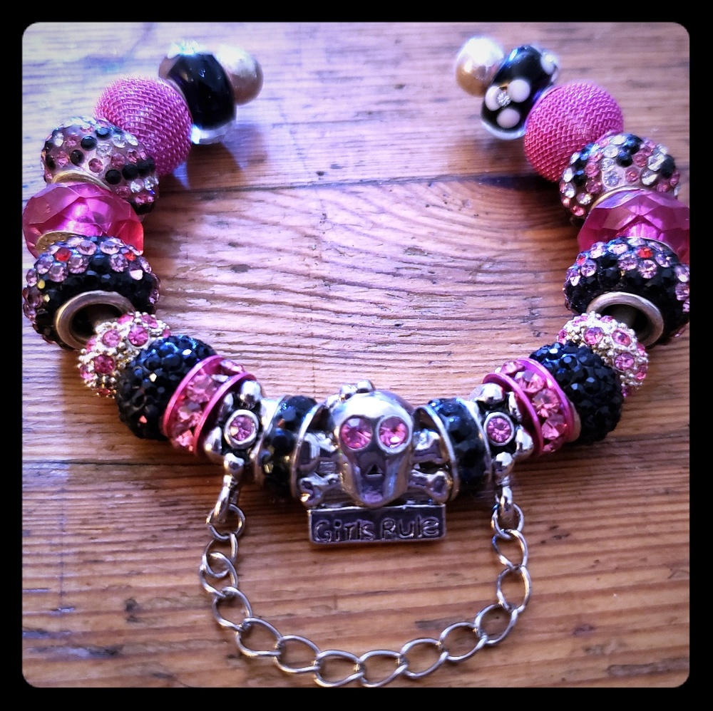 Girl Power Charm Bracelet